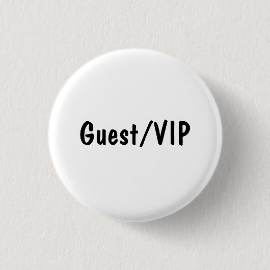 Guest/VIP 缶バッジ (正面)