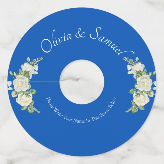 Guests Write Their Own Name  -  ワイングラスタグ (正面)