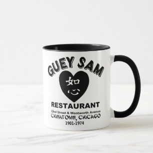 Gueyサムのレストラン、中華街、シカゴ、IL マグカップ