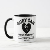 Guey Sam Restaurant, Chinatown,シカゴ, IL マグカップ (左)