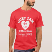 Guey Sam Restaurant, Chinatown，シカゴ， IL Tシャツ (正面)