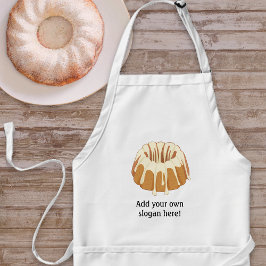 Gugelhupf Cake -リングや輪型のバンドル – テキストを表示 スタンダードエプロン