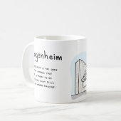 Guggenheimのコーヒー・マグ マグカップ (正面左)