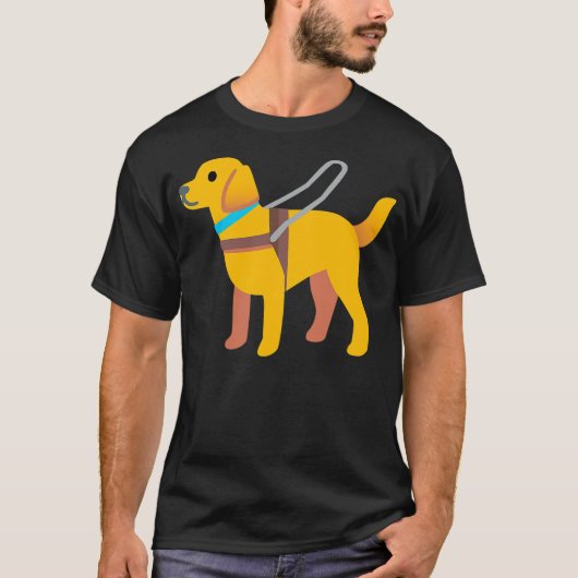 Guide Dog Seeing Eye Dog Tシャツ (正面)