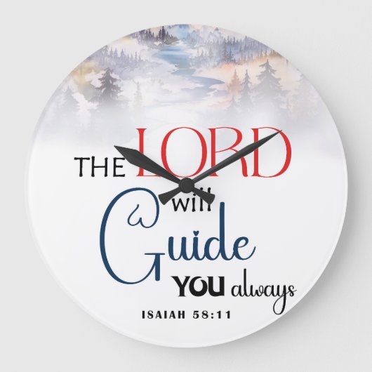 Guide you always ラージ壁時計 (正面)