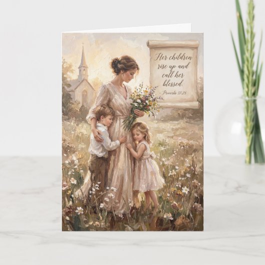 Guided by Her Light Mother's Day Card カード (正面)