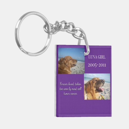 Guided By Love, Beyond Cancer キーホルダー (正面左)