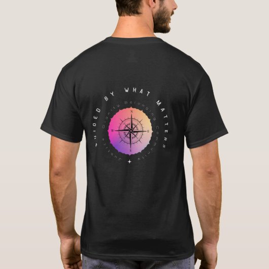 Guided by What Matters Tシャツ (裏面)