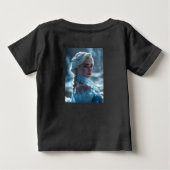 Guiding Light」のTシャツデザイン。 ベビーTシャツ (裏面)