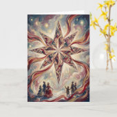 Guiding Light Christmas Card カード (黄色い花)