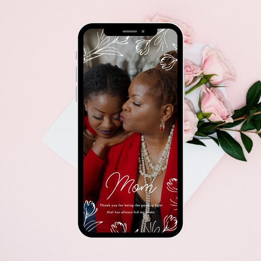 Guiding Light Digital Mother's Day Card 招待状