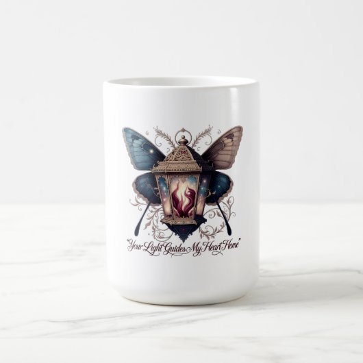 Guiding Light Eternal Flame Lantern Romance Gifts  コーヒーマグカップ (中央)