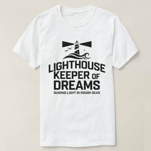 Guiding Light in Rough Seas Artwork Tシャツ (デザイン正面)