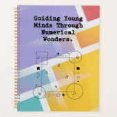 Guiding Young Minds | 数字の不思議な世界 数学 プランナー手帳 (正面)