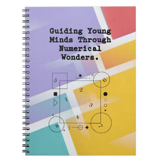 Guiding Young Minds | 数字の不思議数学 ノートブック (正面)