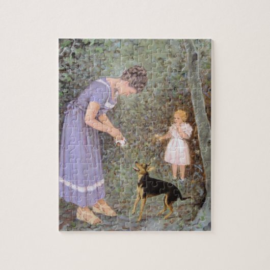 Guido Marzulliによる貪欲な小型犬、現実主義 ジグソーパズル (縦)