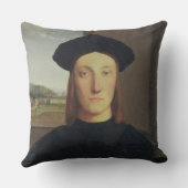 Guidobaldo da Montefeltro Urbの公爵の、ポートレート クッション (裏面)