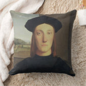 Guidobaldo da Montefeltro Urbの公爵の、ポートレート クッション (ブランケット)