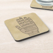 Guidonian手、中世音楽理論 コースター (左側)