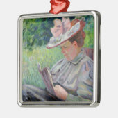 Guillaumin、c.1895 (キャンバスの油)夫人 メタルオーナメント (左)