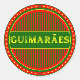 Guimarães City Pride Emblem – Portuguese Identity ラウンドシール