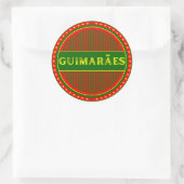 Guimarães City Pride Emblem – Portuguese Identity ラウンドシール (バッグ)
