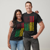 Guinea Bissau Flag America US DNA  for Guinea Biss Tシャツ (ユニセックス)