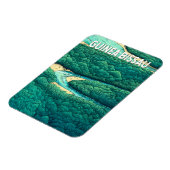 Guinea Bissau Illustration Travel Art Vintage マグネット (左側)