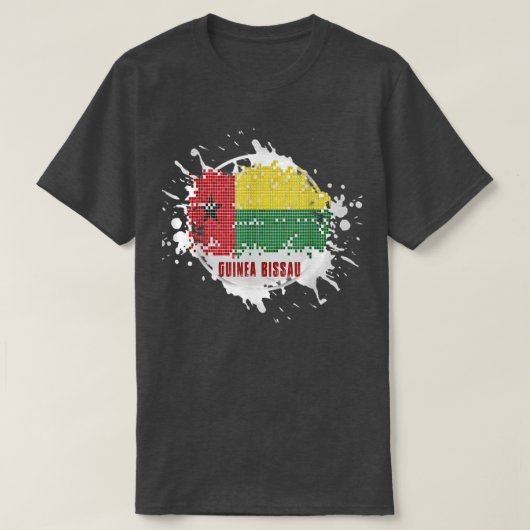 guinea bissau Splash  Tシャツ (デザイン正面)
