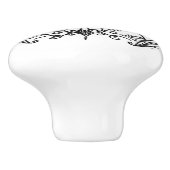 Guinea Pig Anatomy Ceramic Knob セラミックノブ (側面)