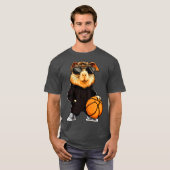 Guinea pig basketball T-Shirt Tシャツ (正面フル)