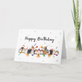 Guinea Pig Birthday Card サンキューカード (正面)