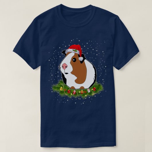 Guinea Pig Christmas Funny Guinea Pig  Tシャツ (デザイン正面)