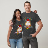 Guinea Pig Christmas Reindeer Christmas Lights Tシャツ (ユニセックス)