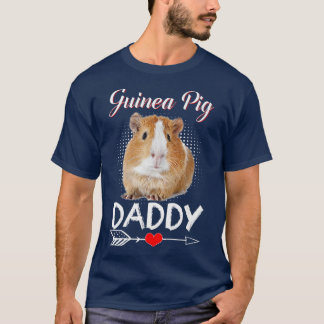 Guinea Pig Daddy Costume Clothing Cute Guinea Pig Tシャツ