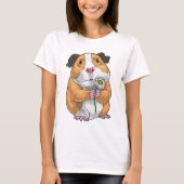 Guinea pig Daisy Tシャツ (正面)