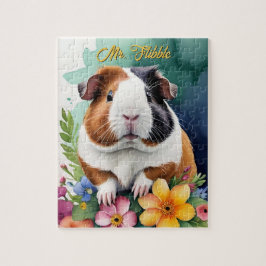 Guinea Pig Family Pet Portrait ジグソーパズル