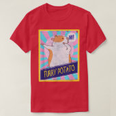 Guinea Pig Furry Potato Dabbing Funny Guinea Pigs Tシャツ (デザイン正面)