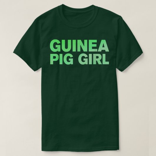 Guinea Pig Girl Tシャツ (デザイン正面)