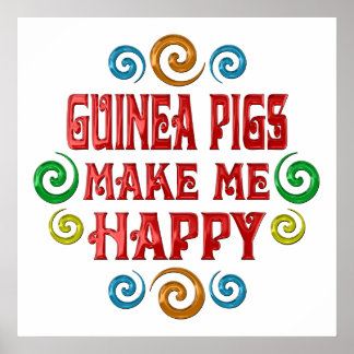 Guinea Pig Happiness ポスター
