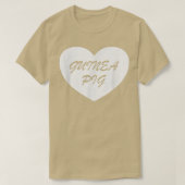 Guinea Pig Heart Apparel  Unique Pigs Lover Design Tシャツ (デザイン正面)