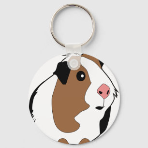 Guinea Pig Illustration キーホルダー