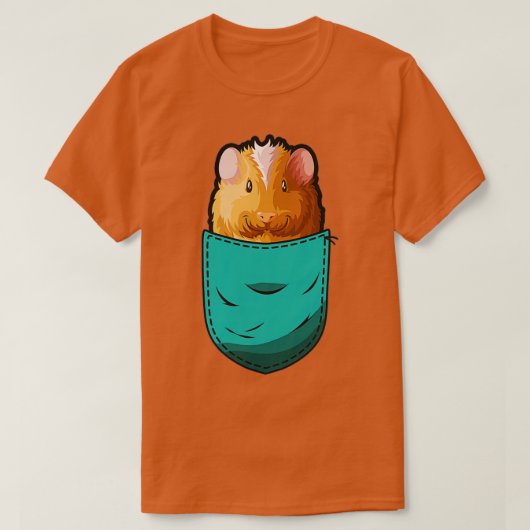Guinea Pig In My Pocket Funny Pig Gifts for Guinea Tシャツ (デザイン正面)