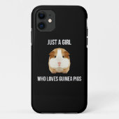 Guinea Pig Just A Girl Loves Wheek Case-Mate iPhoneケース (裏面)