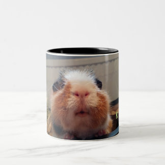 Guinea pig kiss mug ツートーンマグカップ