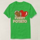 Guinea Pig Lover Furry Potato  Tシャツ (デザイン正面)