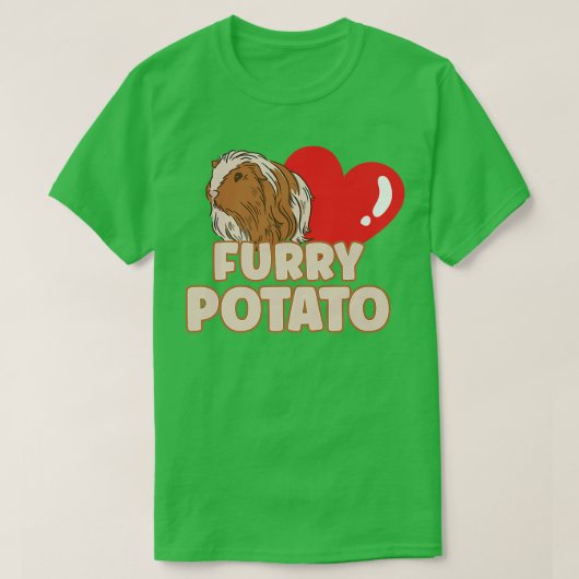 Guinea Pig Lover Furry Potato  Tシャツ (デザイン正面)