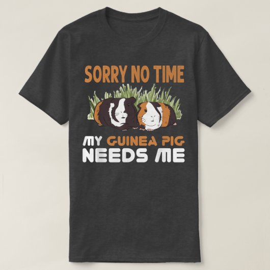 Guinea Pig Lover Tシャツ (デザイン正面)