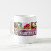 Guinea Pig Lovin Multi Photo Coffee Mug  コーヒーマグカップ (正面左)