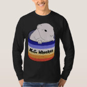 Guinea Pig M C Wheeker Wheeking Cavy Tシャツ (正面)